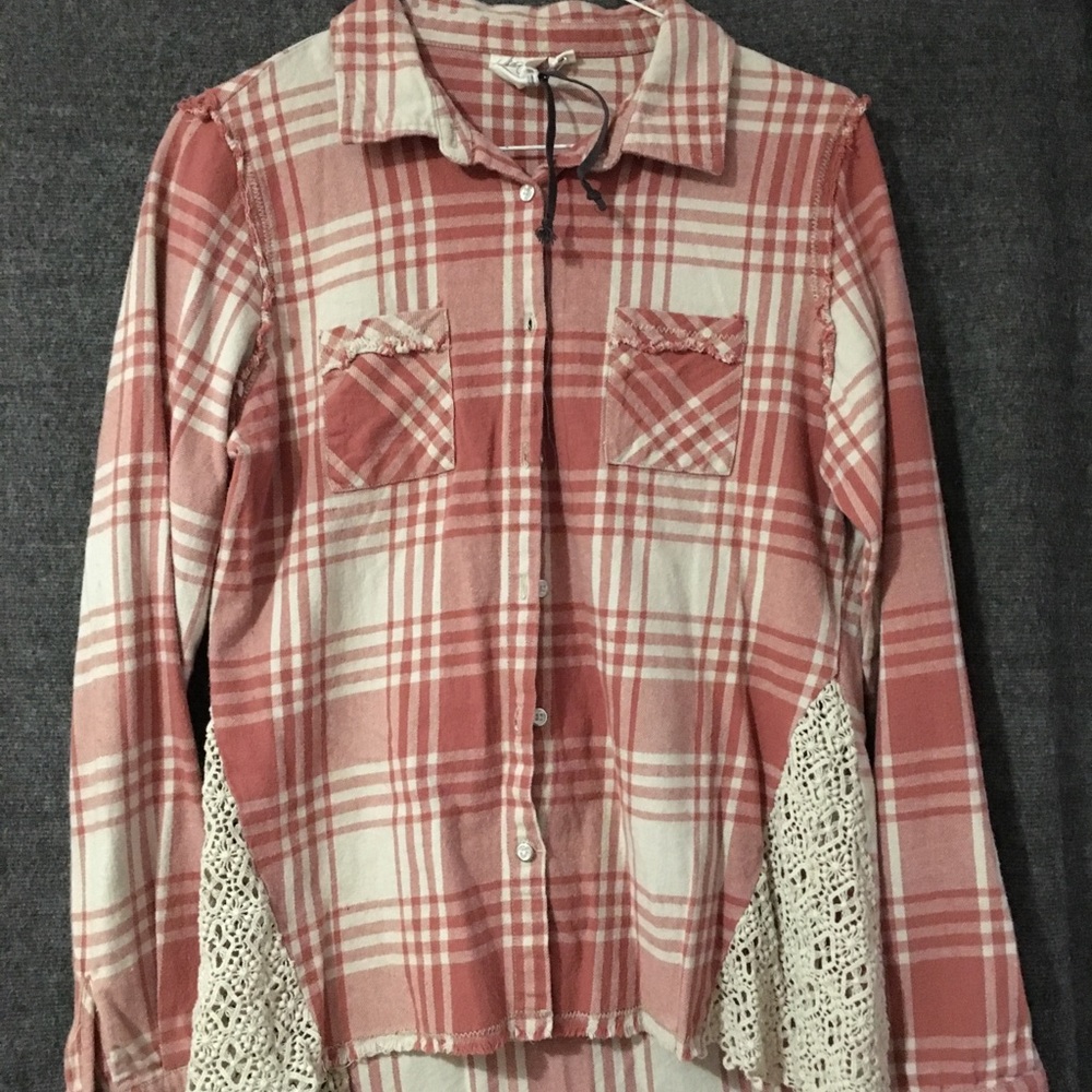Plaid button up